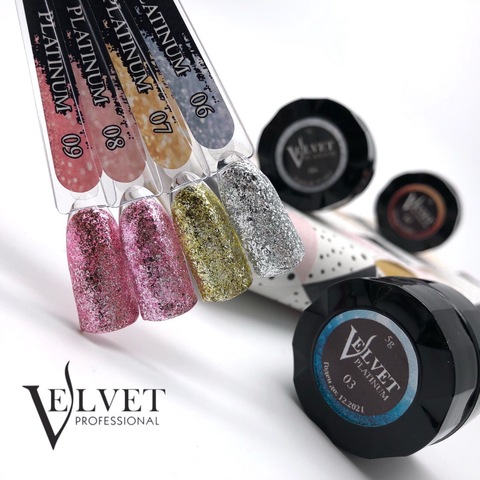 Гель-лак VELVET Platinum 07 5г