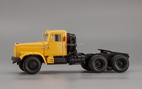 KRAZ-258B truck tractor yellow 1:43 Nash Avtoprom