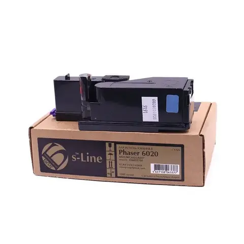 Тонер-картридж БУЛАТ s-Line 106R02760 для Xerox Phaser 6020, WC 6025 (Голубой, 1000 стр.)