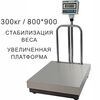 Весы товарные напольные CAS DBII-300, RS232, 300кг, 50/100гр, 800x900, с поверкой, съемная стойка