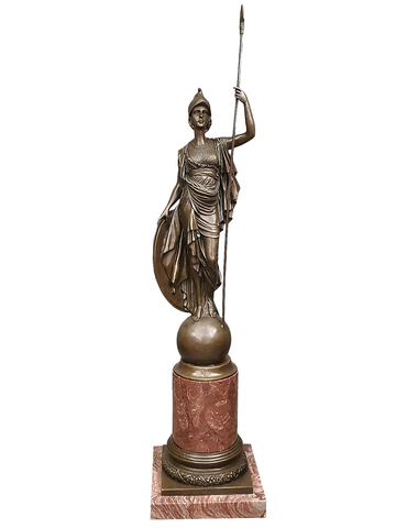 Бронзовая скульптура Богиня войны Афина