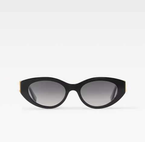 Солнцезащитные очки Louis Vuitton Twist Cat Eye, чёрный