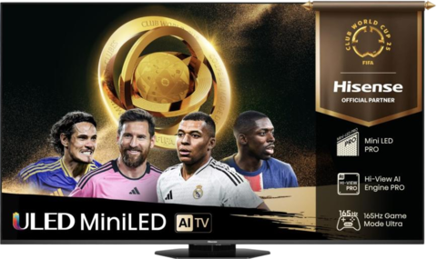 Телевизор LED Hisense 65" 65U8Q темно-серый 4K Ultra HD 120Hz DVB-T DVB-T2 DVB-C DVB-S DVB-S2 USB WiFi Smart TV