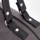 Сумка Саломея 110 итальянский серый + черный