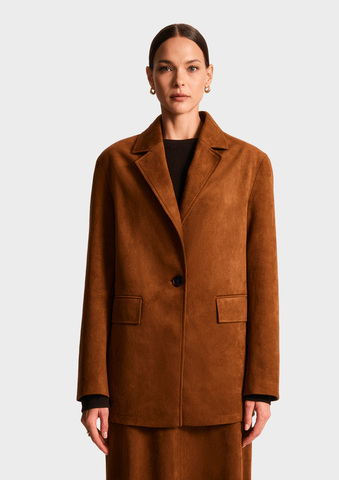 Жакет из искусственной замши ELIS