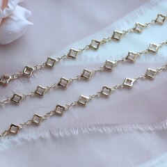 Цепочка 5,5 мм, позолота, 15 см, А007-1 (15см)