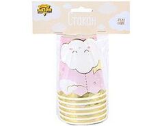 Стаканы бумажные, Детские грезы, Розовые, 250 мл, 6 шт.