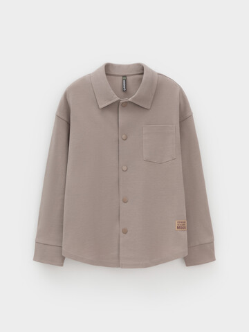 рубашка  для мальчика  КР 302794/коричневый к624