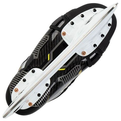 Коньки CCM TACKS AS-V PRO SR 9 REGULAR с лезвиями STEP BLACKSTEEL