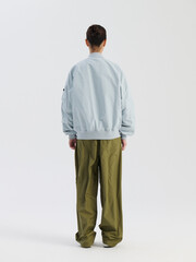 Бомбер Alpha Industries Logo L-2B Hunter Relaxed Mist (Серо-Голубой)