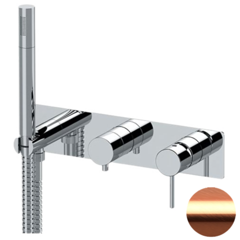 Remer X97D3WBRP Смеситель для душа Remer X Style X97D3WBRP, медь брашированная