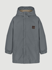 Парка демисезонная на флисе Mjölk Асфальт