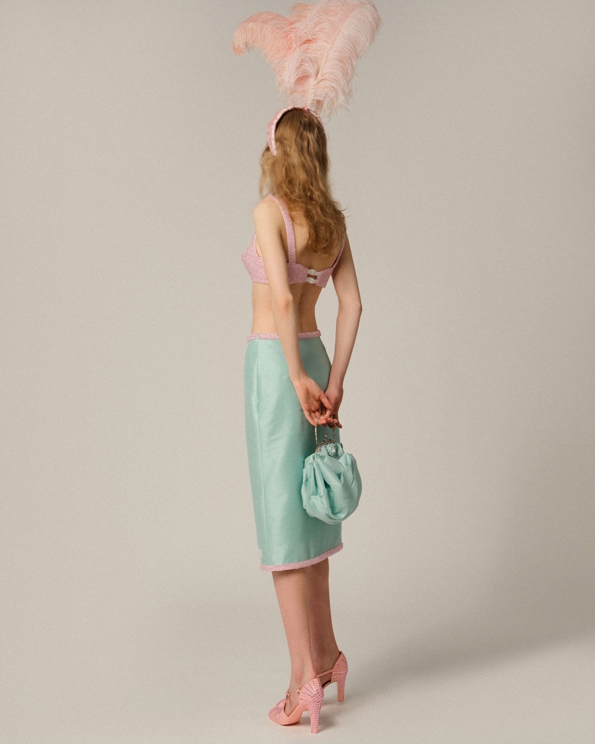 Расшитая юбка прямого кроя