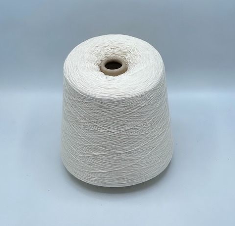 Бобинная пряжа,Cotton, 1693м. 100%Хлопок, Сливочный(813), 39297