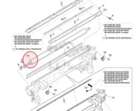 Комплект ремня вторичного переноса(600К) для Sharp BP50Cxx, BP55C, BP60Cxx, BP70Cxx