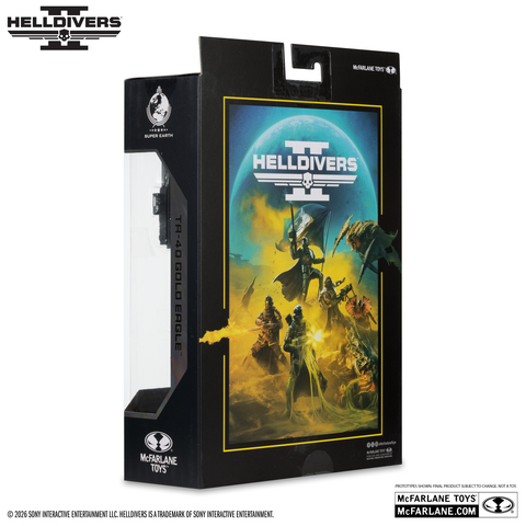 Фигурка T4-40 Золотой Орел из игры Helldivers 2 McFarlane Gaming Edition