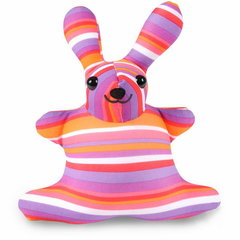 Мягкая игрушка-подушка Gekoko «Розовая Полосатая Зая» 2