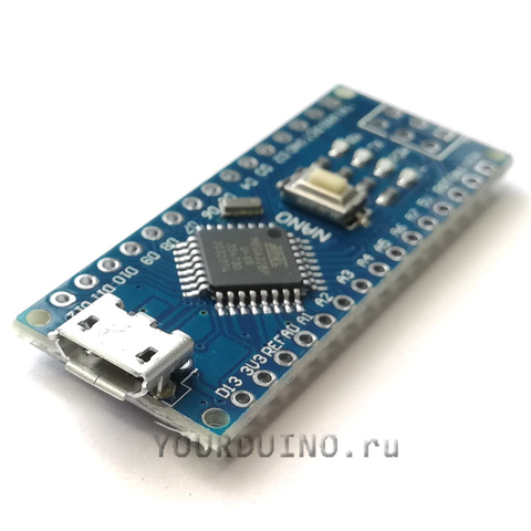 NANO 3.0 CH340G без ног, microUSB (Arduino совместимый контроллер)