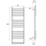 Полотенцесушитель электрический Point PN90150SE П15 500x1000 левый/правый, хром