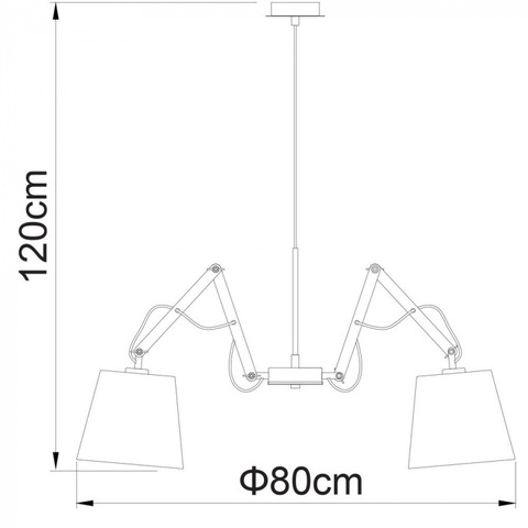 Подвесная люстра Arte Lamp PINOCCHIO A5700LM-5WH