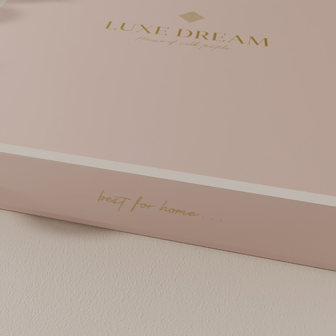 Постельное белье 2 спальное евро Luxe Dream Elite Латте