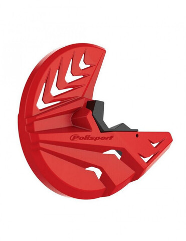 Защита нижней части вилки и торомозного диска Polisport Beta 4/2T (черн./красн.)