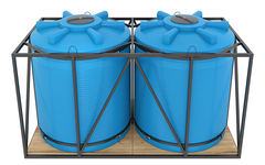 Емкости для удобрений КАС, кассета 10000х2 ЕЗПИ 20000 л. вертикальные (4400x2200x2650см;360кг;синий) - арт.559613