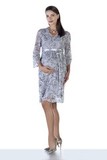 Платье для беременных 09028 серый