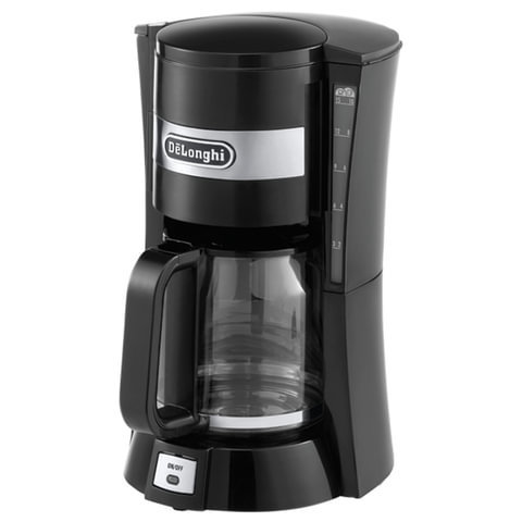 Кофеварка капельная DELONGHI ICM 15210, 900 Вт, объем 1,25 л, автоотключение, подогрев, черная, ICM15210