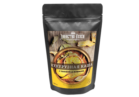 Кукурузная каша с тыквой и изюмом Династия Вкуса, 200г
