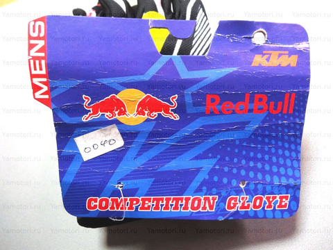 Мотоперчатки KINI RED BULL KTM M1, кроссовые перчатки