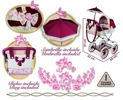 DeCuevas Коляска с сумкой и зонтиком 