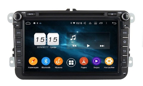 Магнитола Volkswagen/Skoda Android 10 4/64GB IPS DSP модель KD 8019 PX5