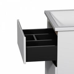 Тумба с раковиной напольная, 55 см, 2 ящика, белый глянец AM.PM X-Joy - M85AFSX0552WG