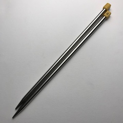 Спицы прямые Maxwell металл 10,0мм/35см (2шт)арт.35-100