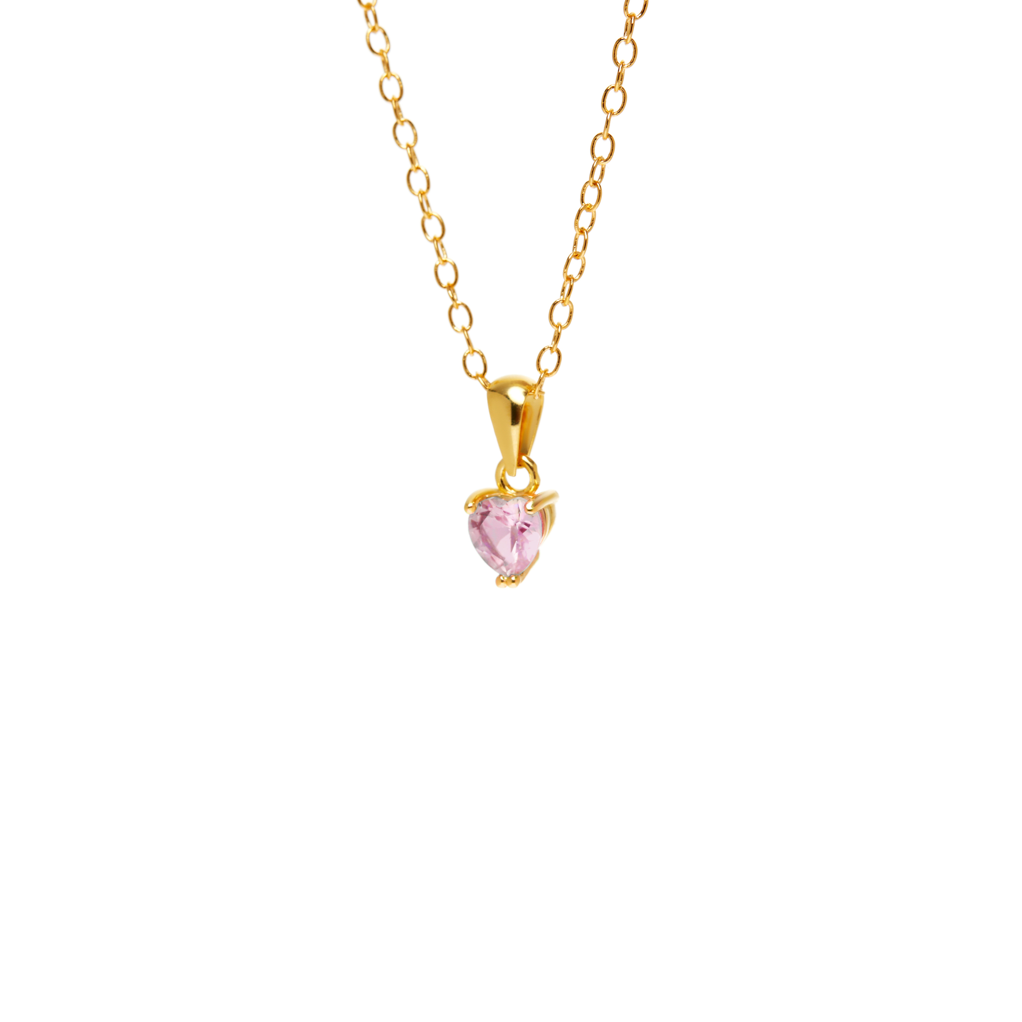 WILHELMINA GARCIA Колье Whisper Heart Necklace – Pink