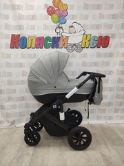 Коляска модульная 3в1 Farfello Molly Trio серый