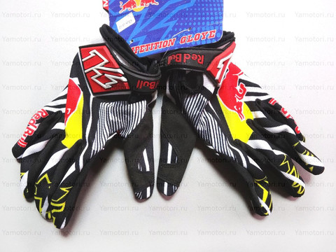 Мотоперчатки KINI RED BULL KTM M1, кроссовые перчатки