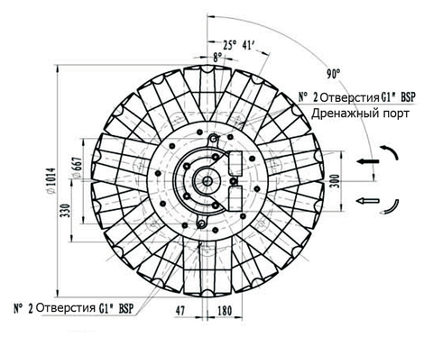 Гидромотор IPM12-16500