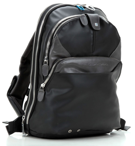 Рюкзак унисекс Piquadro Coleos CA2944OS/N чёрный натур./искуст. кожа