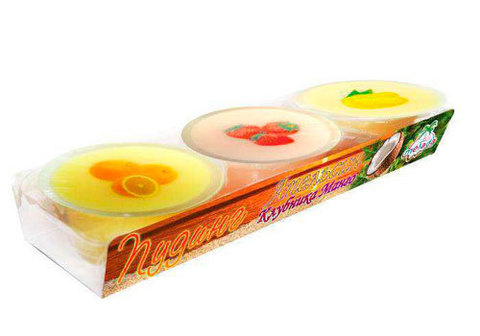 Пудинг "Melada" апельсин, клубника и манго, 240г