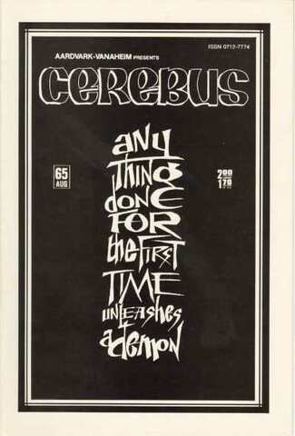 Cerebus The Aardvark #65