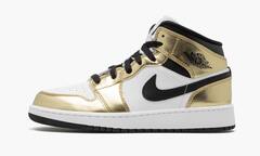 Air Jordan 1 Mid SE GS "Metallic Gold"