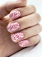ПЛЕНКИ NAIL WRAPS PINK LEO