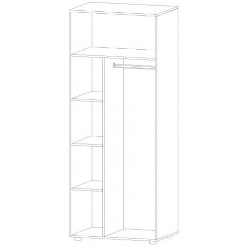 Шкаф для одежды Буратино (МТ2)