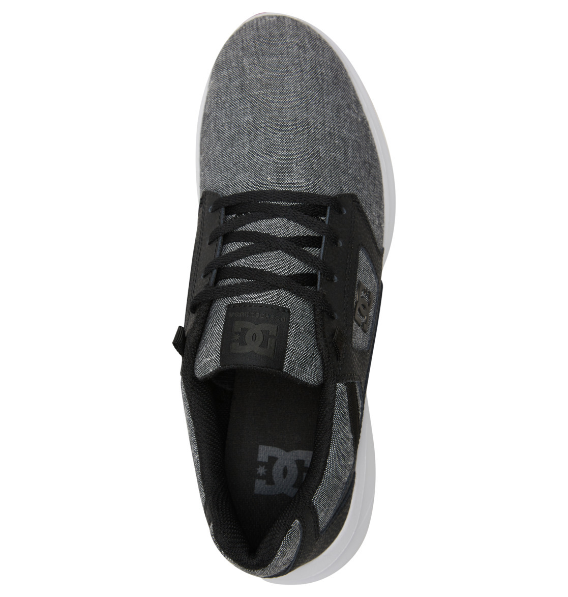 dc shoes skyline m shoe bhe black heather grey 6 293