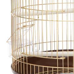Triol клетка A9001G для птиц круглая, золото, d335*530мм