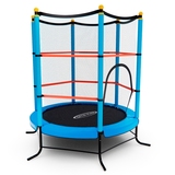 Батут детский DFC SMRKIDS 55" с сеткой, BLUE фото №1