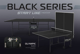 Стол теннисный Olympic с сеткой Black фото №10