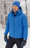 Утеплённая прогулочная лыжная куртка Nordski Montana Blue мужская